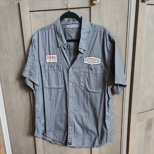 COPY - Harley-Davidson Gray Casual Button Down Shirt